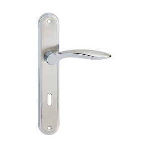 Klamka pochwyt pojedyńczy do furtki czarny